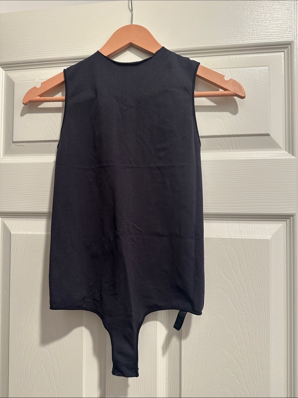 SKIMS Black Sleeveless Bodysuit